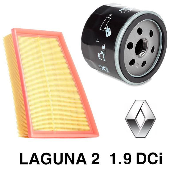 1.5/1.9/2.0 DCi | Kit FILTRES (air + huile) pour RENAULT Mégane 2 Scénic 2 Kangoo 2 Laguna 2 