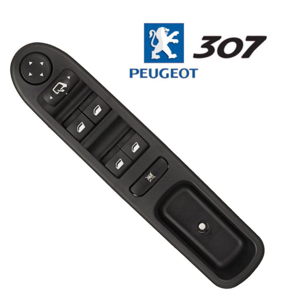 Peugeot 307 (côté conducteur 4 vitres) | Boutons lève vitres - lespiecesauto-com