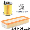 1.6 HDi 110ch 90ch | PEUGEOT 307 Partner Bipper Expert | Filtre air+huile 
