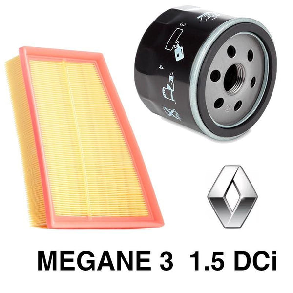 1.5 DCi | RENAULT Megane 3 | FILTRES air+huile 