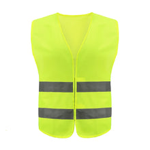 Gilet de Sécurité Réfléchissant | Haute Visibilité | Vert Fluo / Orange | Norme Routière