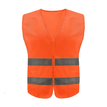 Gilet de Sécurité Réfléchissant | Haute Visibilité | Vert Fluo / Orange | Norme Routière