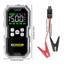 Booster Batterie Voiture 6000A / 7000A | Power Bank + Compresseur 150 PSI | 26800mAh | Lampe LED SOS