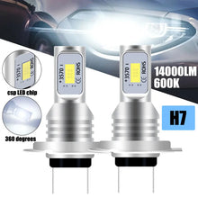 Ampoules LED Super Bright 6000K | H7 H1 H8 H9 H11 9005 9006 | Feux Avant / Anti-Brouillard | 2 pièces