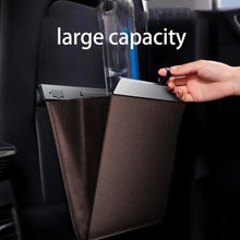 Poubelle de Voiture Pliable en Cuir PU – Étanche Compacte avec Fermeture Magnétique